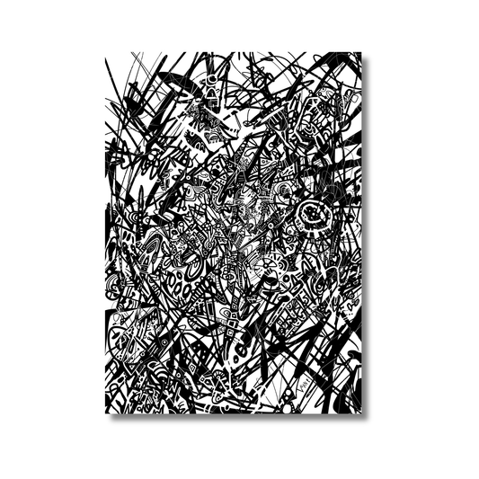 Métropolitain — Tirage d’Art à l’Encre Abstraite par Ken Law | A2
