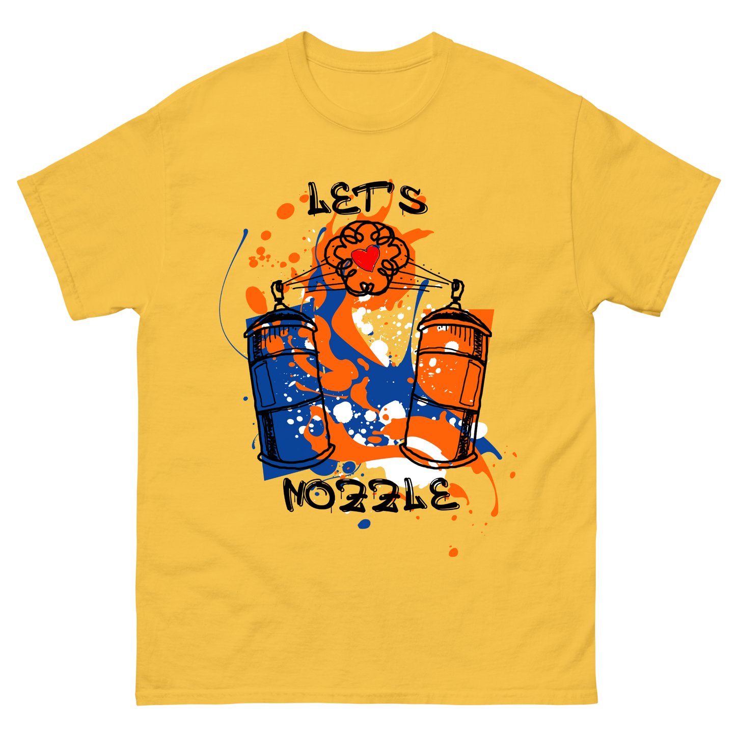 Let's Nozzle T 恤 | 塗鴉藝術家中性 T 恤