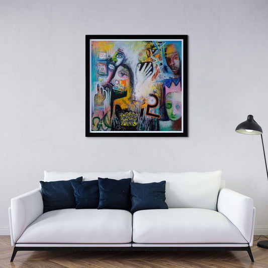 Creativity Eats Fear — Original Canvas Painting