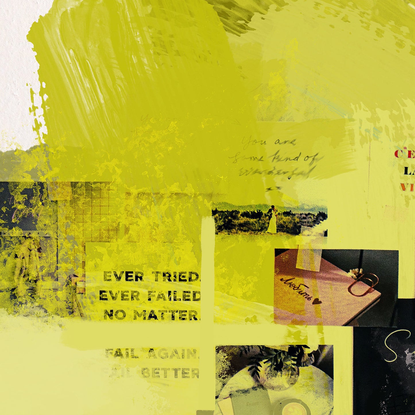 Memories A Collage Art Museum-quality Art Print Ready To Frame