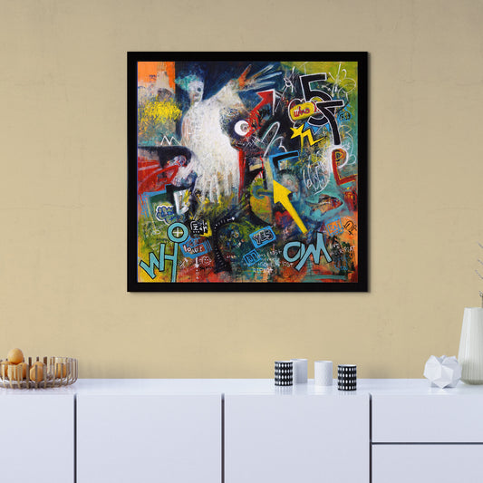 Original Canvas Painting Neo-Expressionism Modern Style Abstract