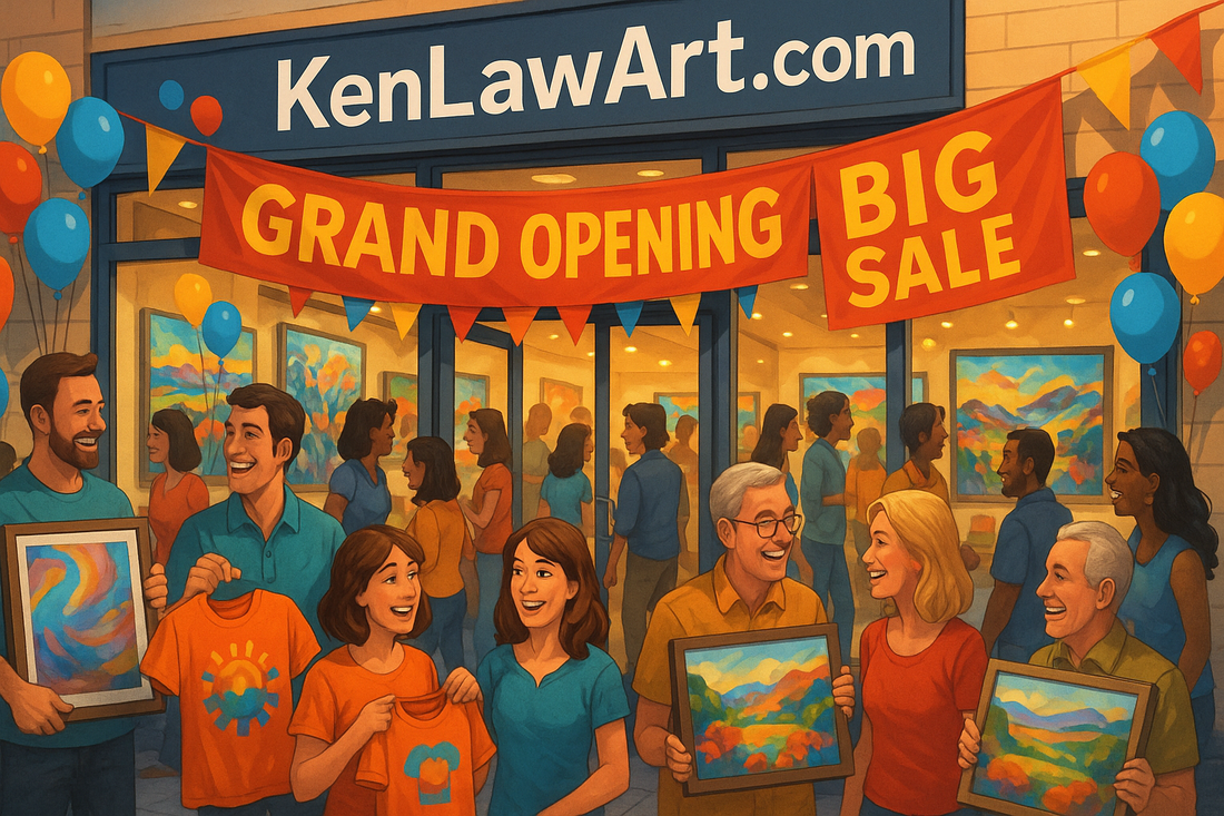 Ken Law Art Dot Com: Is Officially Open!