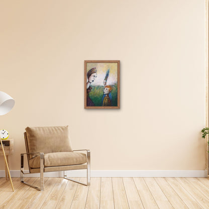 Building A Wall — Original Abstract Portrait