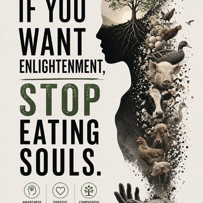 If You Want Enlightenment — Stop Eating Souls | Art Print by Ken Law