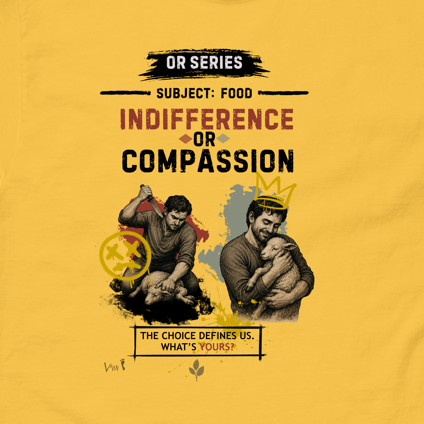 Indifference or Compassion | OR Series Unisex Graphic Tee