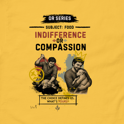 Indifference or Compassion | OR Series Unisex Graphic Tee