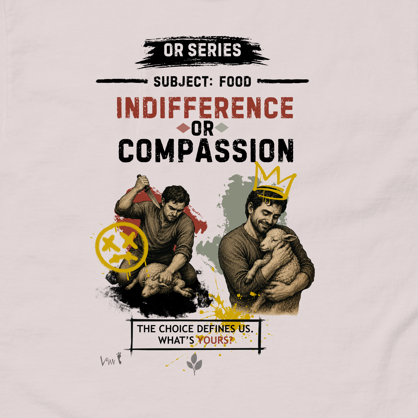 Indifference or Compassion | OR Series Unisex Graphic Tee