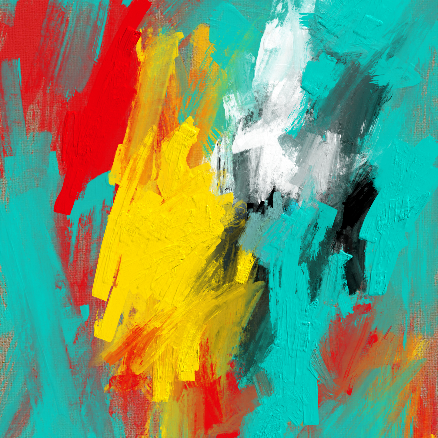 Raw Canvas | A2 Size Abstract Giclée Art Print