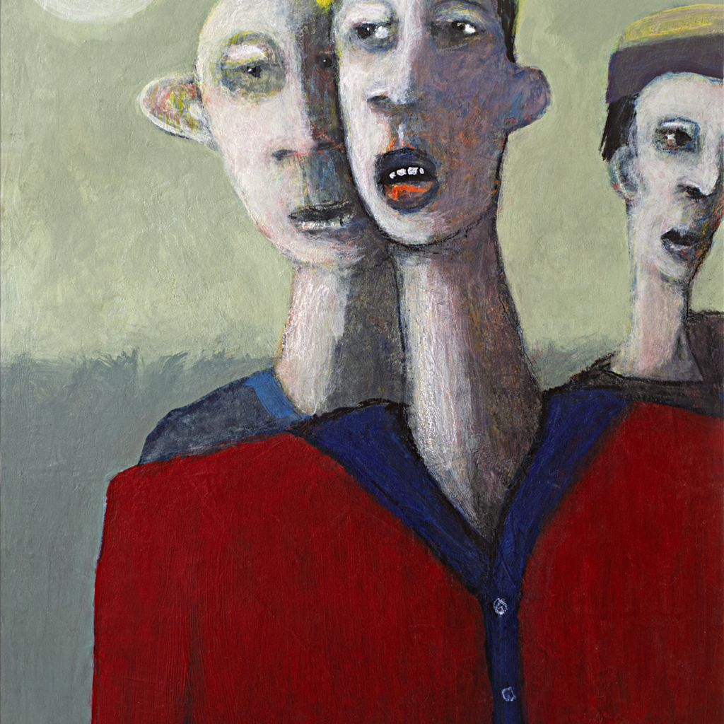 The Whisperer — Original Figurative Art Print by Ken Law | A2