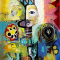 Time Lapse — Expressive Mixed-Media Art Print by Ken Law | A2