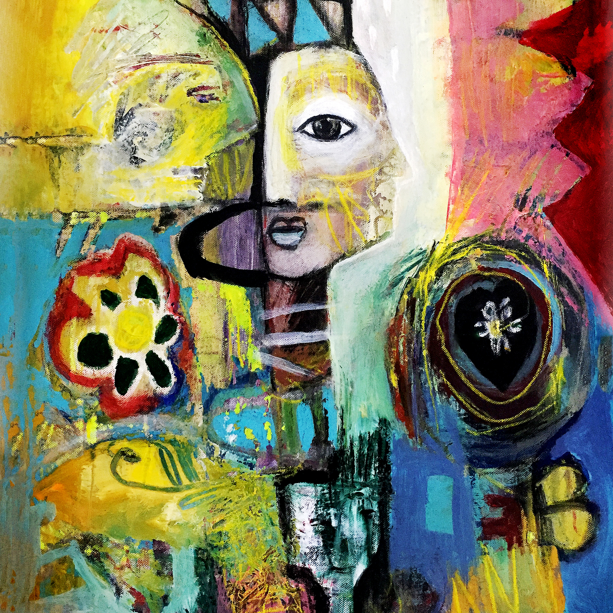 Time Lapse — Expressive Mixed-Media Art Print by Ken Law | A2