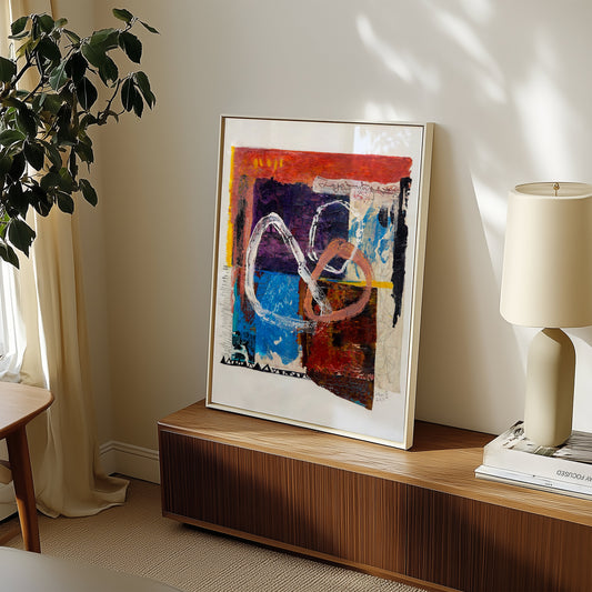 Original Painting Abstract Expressionism Modern Style Box Of Magic