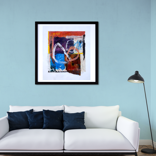 Original Painting Abstract Expressionism Modern Style Box Of Magic