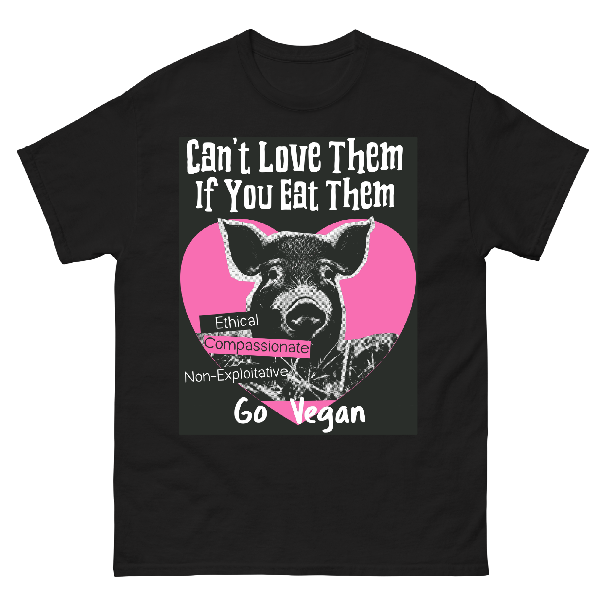 Can't Save Animals If You Eat Them | Vegan Activism T-Shirt