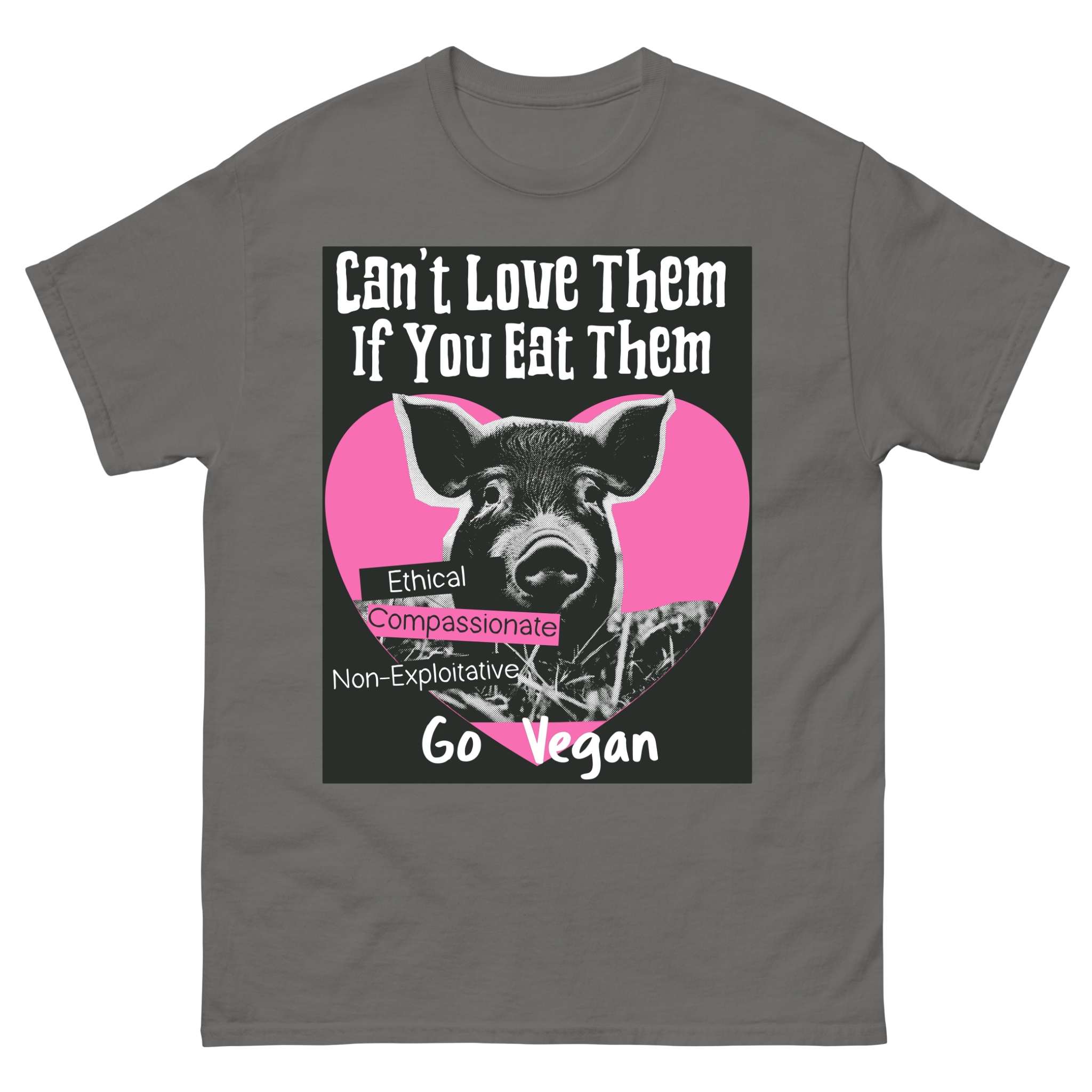 Can't Save Animals If You Eat Them | Vegan Activism T-Shirt