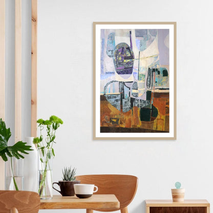 Contemporary Mixed Media Collage Original Canvas Painting