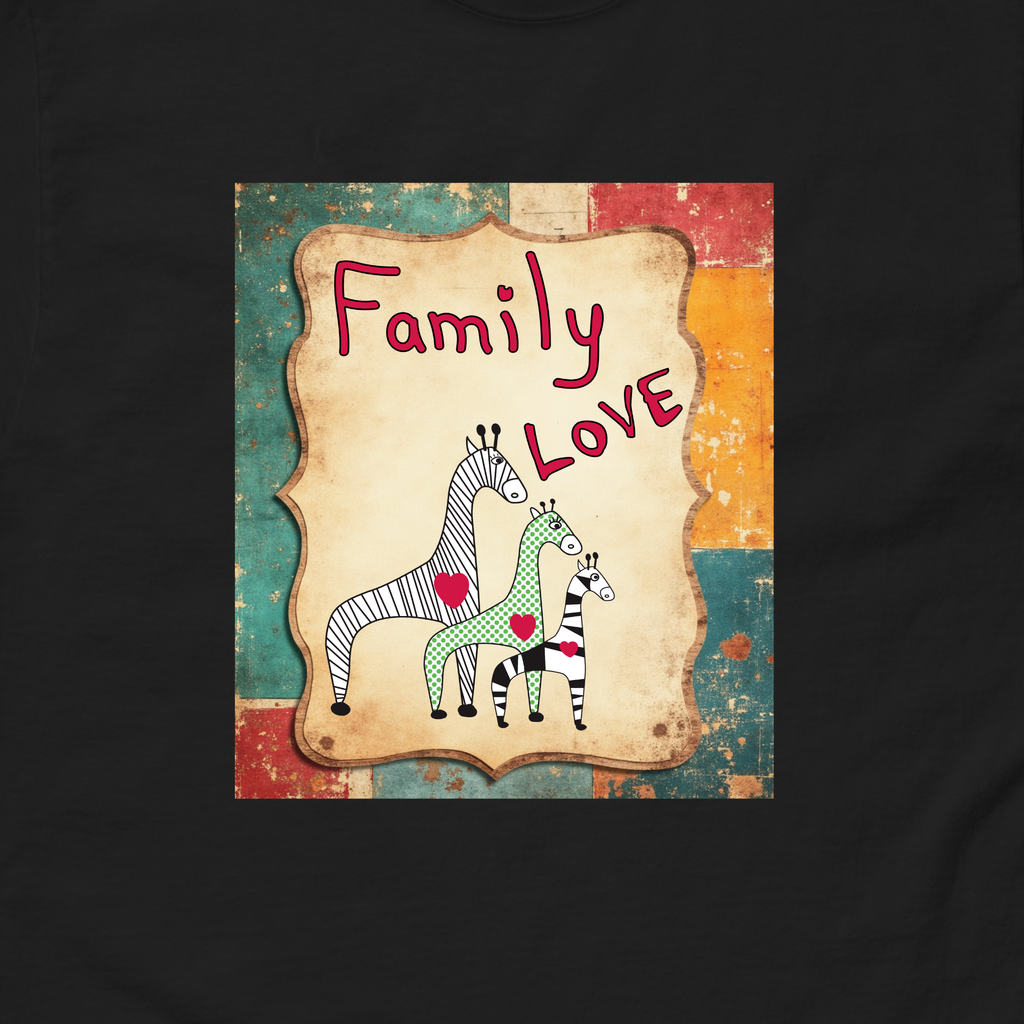 Family Love T-Shirt | Unisex Gildan 5000 Graphic Tee
