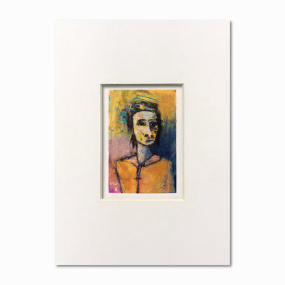 Je suis vivant | Peinture multimédia 5×7