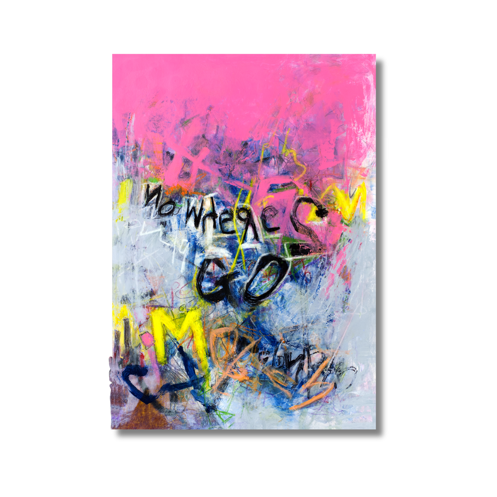 Nowhere To Go — Abstract Expressionism | A2 Art Print