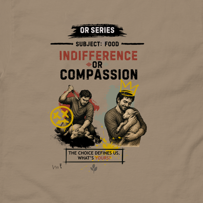 Indifference or Compassion | OR Series Unisex Graphic Tee