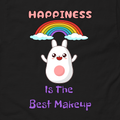 Happiness Is The Best Makeup Unisex T-Shirt | Mindful Graphic Tee