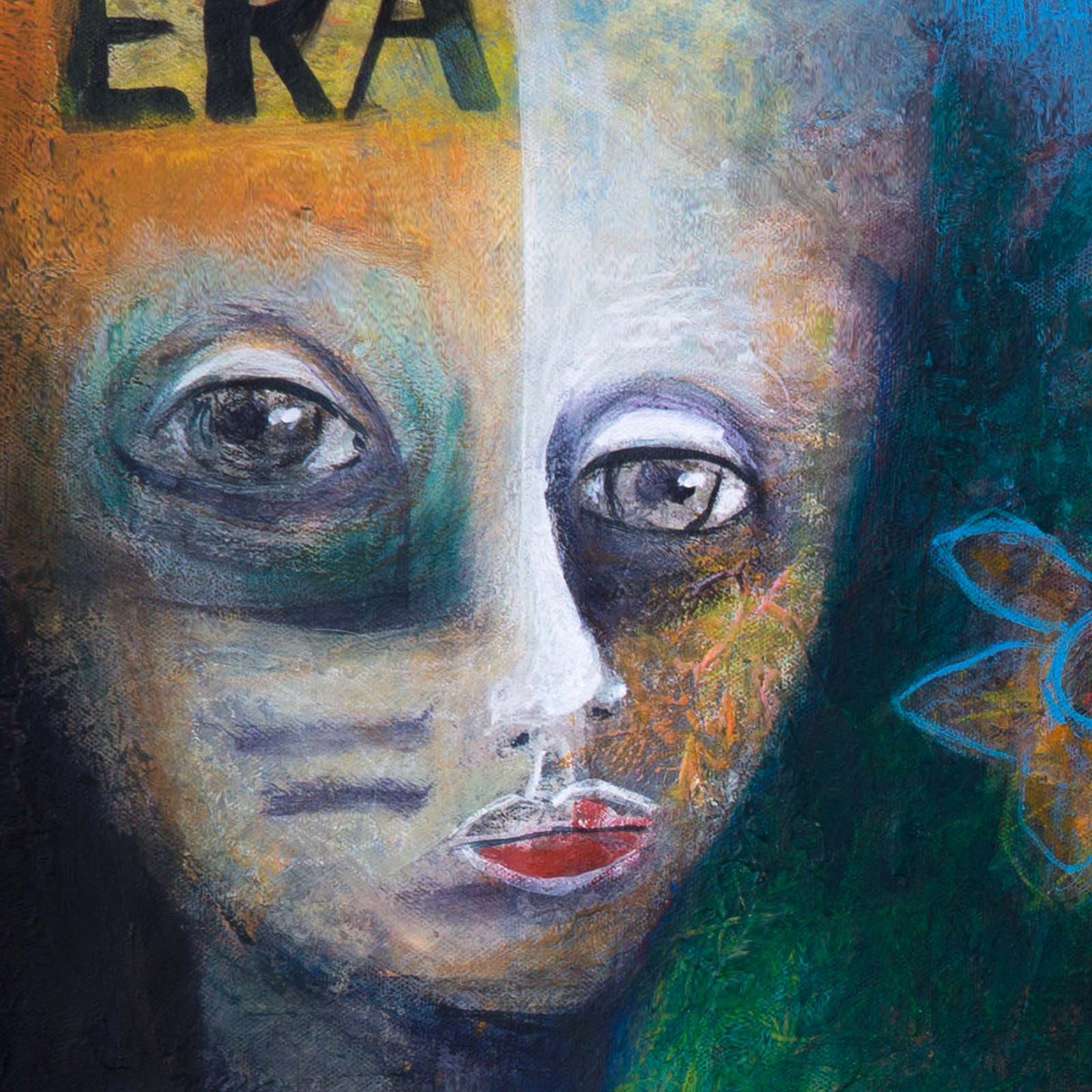 The Congo Original Canvas Painting Neo-Expressionism Modern Style Abstract