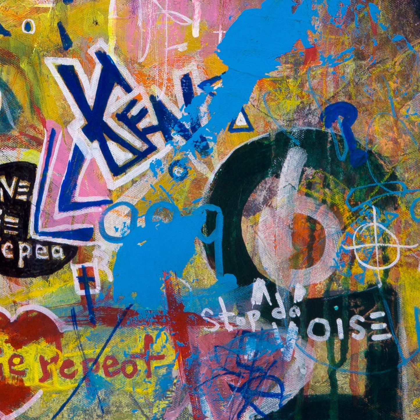 The Congo Original Canvas Painting Neo-Expressionism Modern Style Abstract