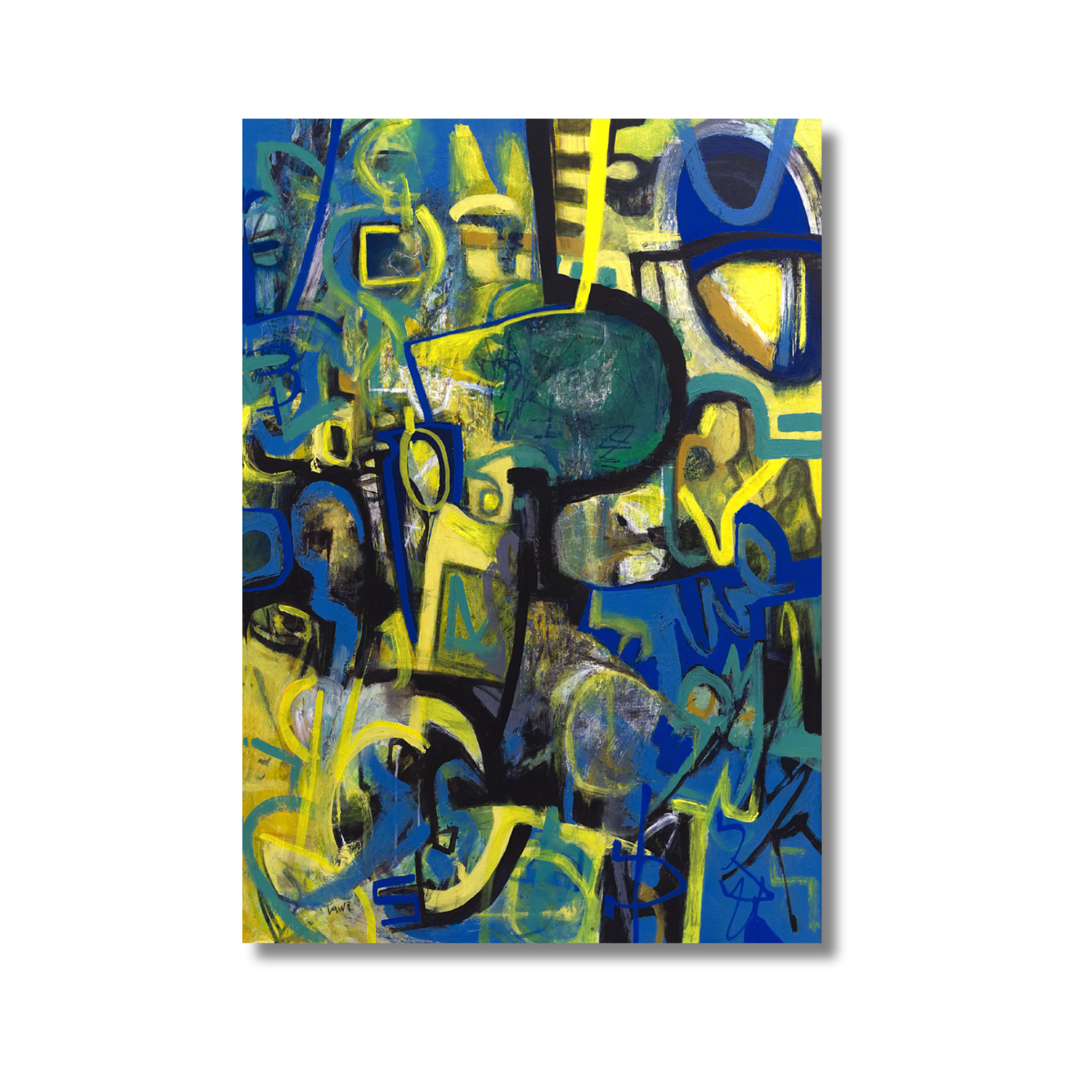 We — Abstract Expressionism | A2 Art Print