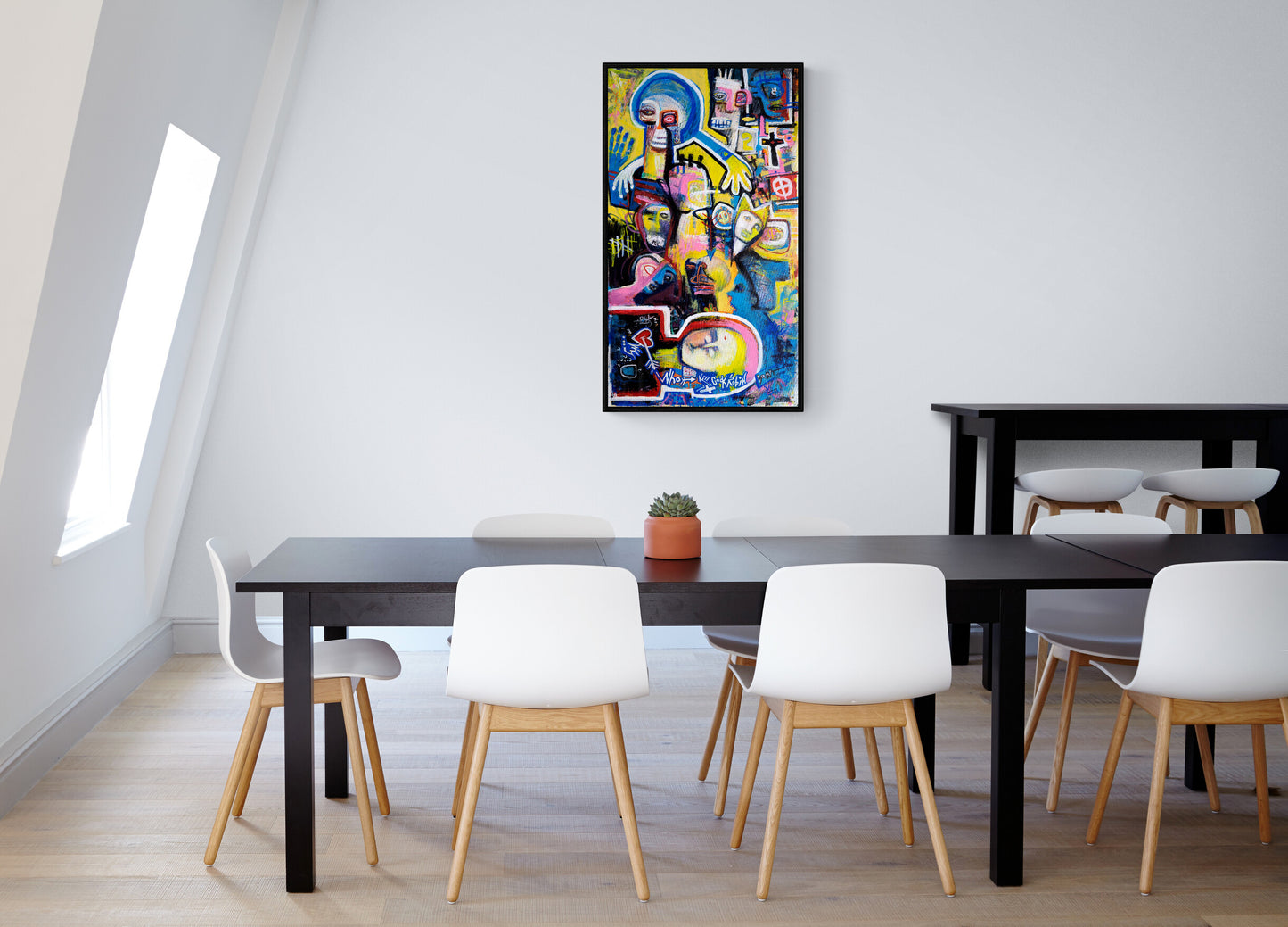 Who Killed Cock Robin Original Canvas Painting