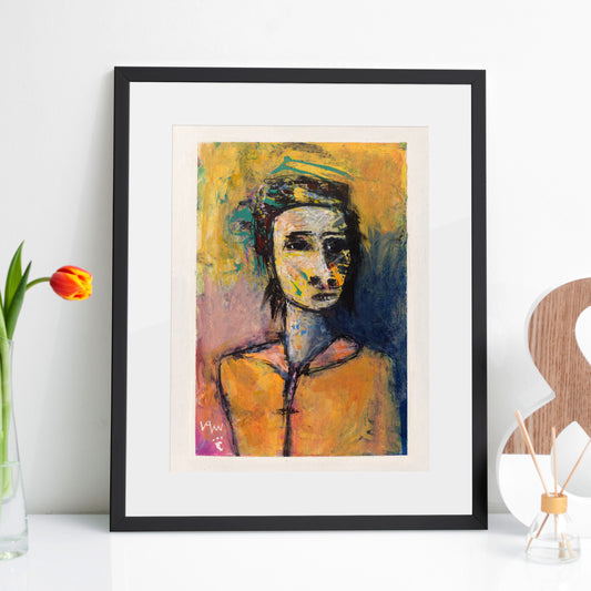 I Am Alive | 5×7 Mixed Media Painting