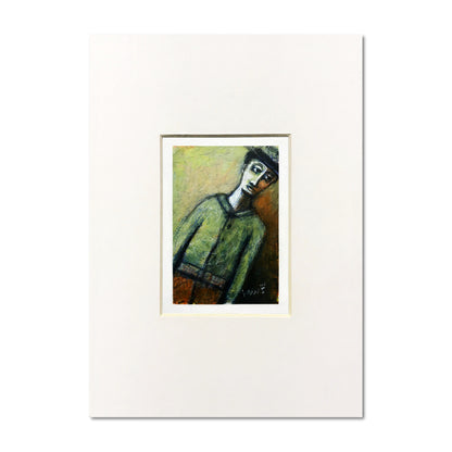 Montag — Abstraktes Werk in Mischtechnik, 5×7