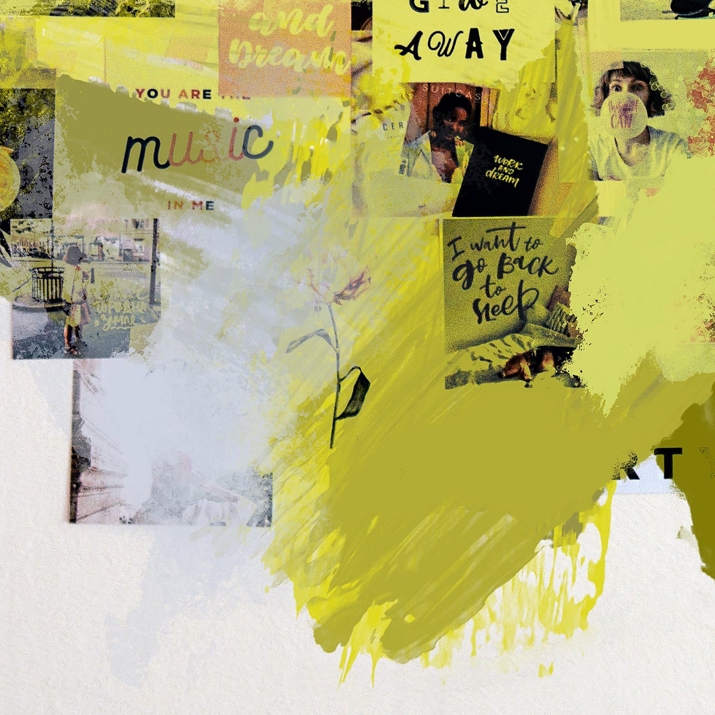 Memories A Collage Art Museum-quality Art Print Ready To Frame