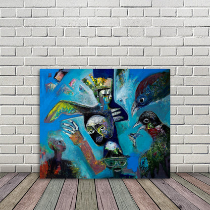 Die Natur ruft — Original Leinwandgemälde