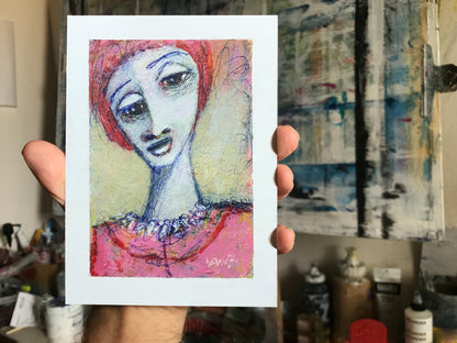 Vergessene Straße — 5×7-Porträt einer Frau